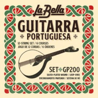 Juego Guitarra Portuguesa La Bella GUT-200