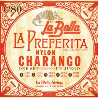 Juego Charango La Bella C-80
