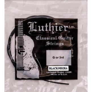 Cuerda 3ª Luthier Negra Clásica LU-B3-30