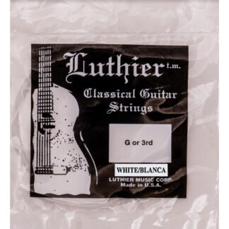 Cuerda 3ª Luthier Blanca Clásica LU-W3-30