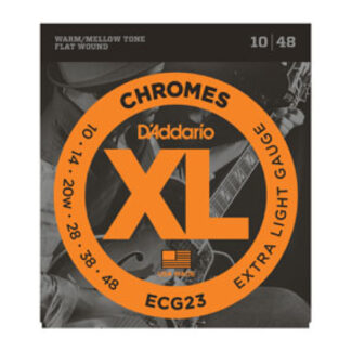 Juego Cuerdas Entorchado Plano Guitarra Eléctrica D'Addario ECG-23 10