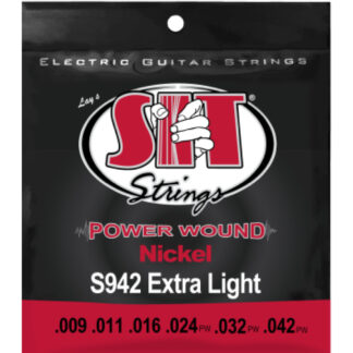 Juego Cuerdas Guitarra Eléctrica SIT Powerwound S942 009-042