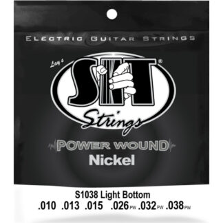 Juego Cuerdas Guitarra Eléctrica SIT Powerwound S1038 010-038