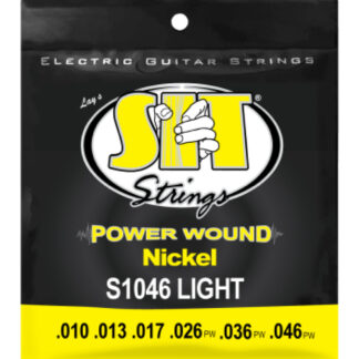 Juego Cuerdas Guitarra Eléctrica SIT Powerwound S1046 010-046