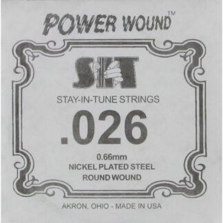 Cuerda Guitarra Eléctrica SIT .026PW