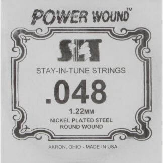 Cuerda Guitarra Eléctrica SIT .048PW