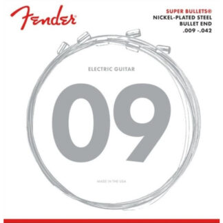 Juego Eléctrica Fender 3250-L Super Bullets 009-042