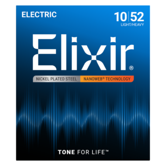 Juego Cuerdas Guitarra Eléctrica Elixir Nanoweb 12077 (010-052)