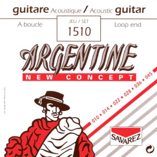 Juego Savarez Acústica Argentine 1510 10-45 Lazo
