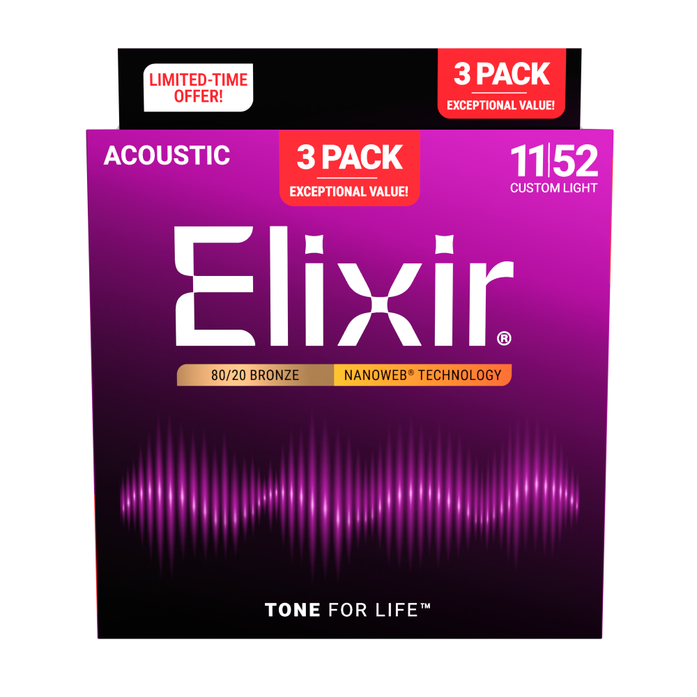 Pack Elixir 2+1 Juegos Acústica 16564 Bronze 80/20 011-052