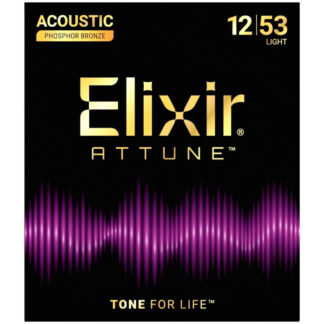 Juego Cuerdas Acústica Elixir Attune Phosphor Bronze 21052 (12-53)