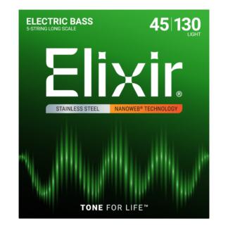 Juego 5 Cuerdas Bajo Elixir 14202 (45-130)