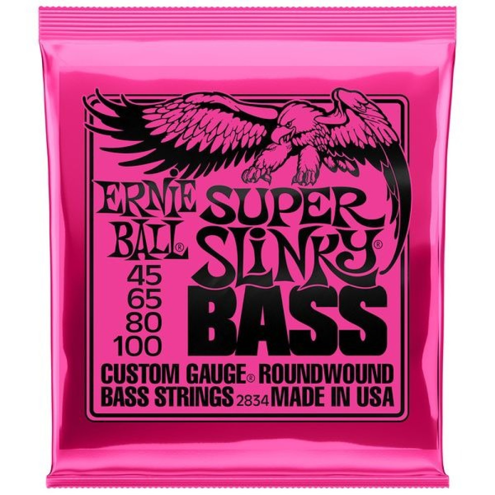 Juego Ernie Ball Bajo Slinky 2834 (45-100)