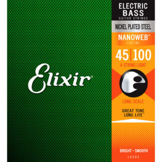 Juego Cuerdas Bajo Elixir Nickel 14052 (45-100)