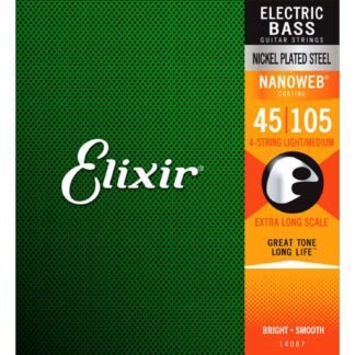Juego Cuerdas Bajo Elixir Nickel 14087 (45-105) XL
