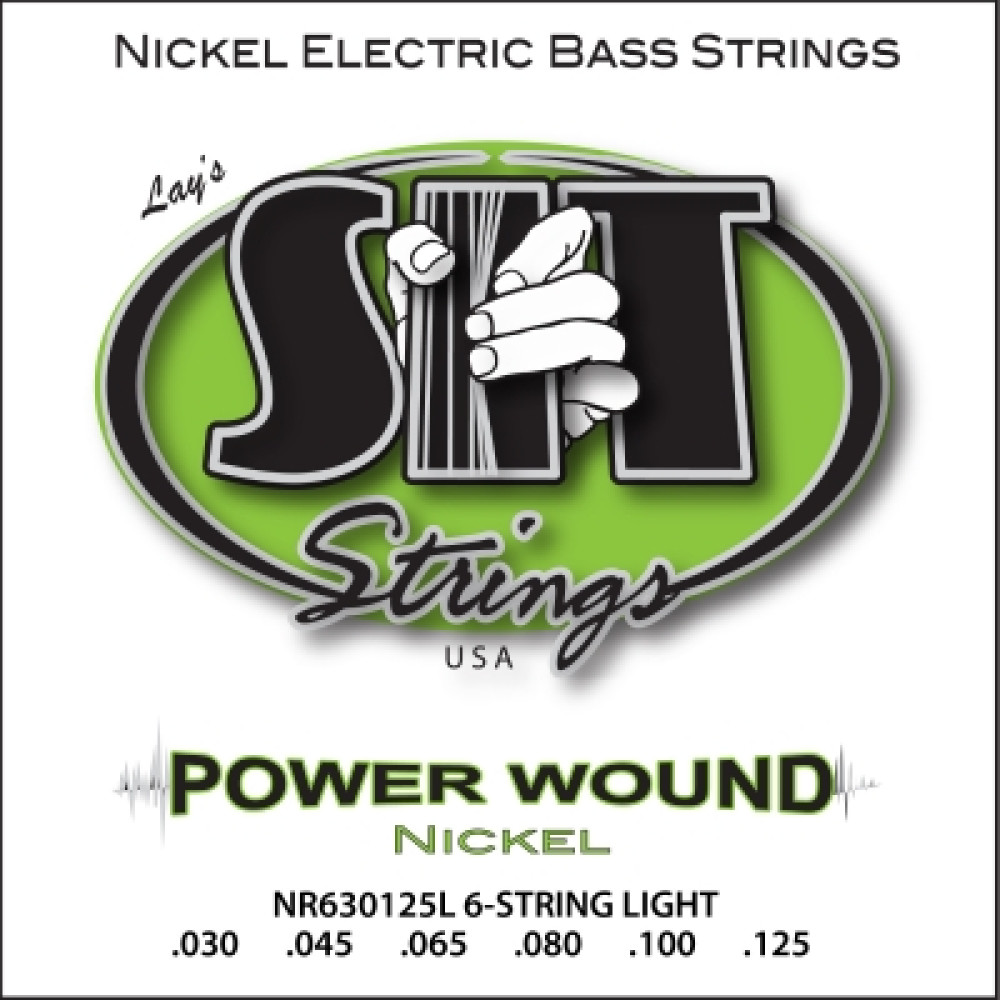 Juego 6 Cuerdas Bajo SIT Powerwound NR630125L 030-125