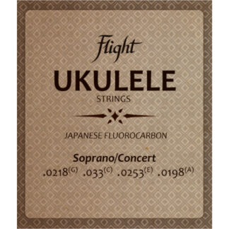 Juego Cuerdas Ukelele Soprano/Concert Flight FUSSC-100