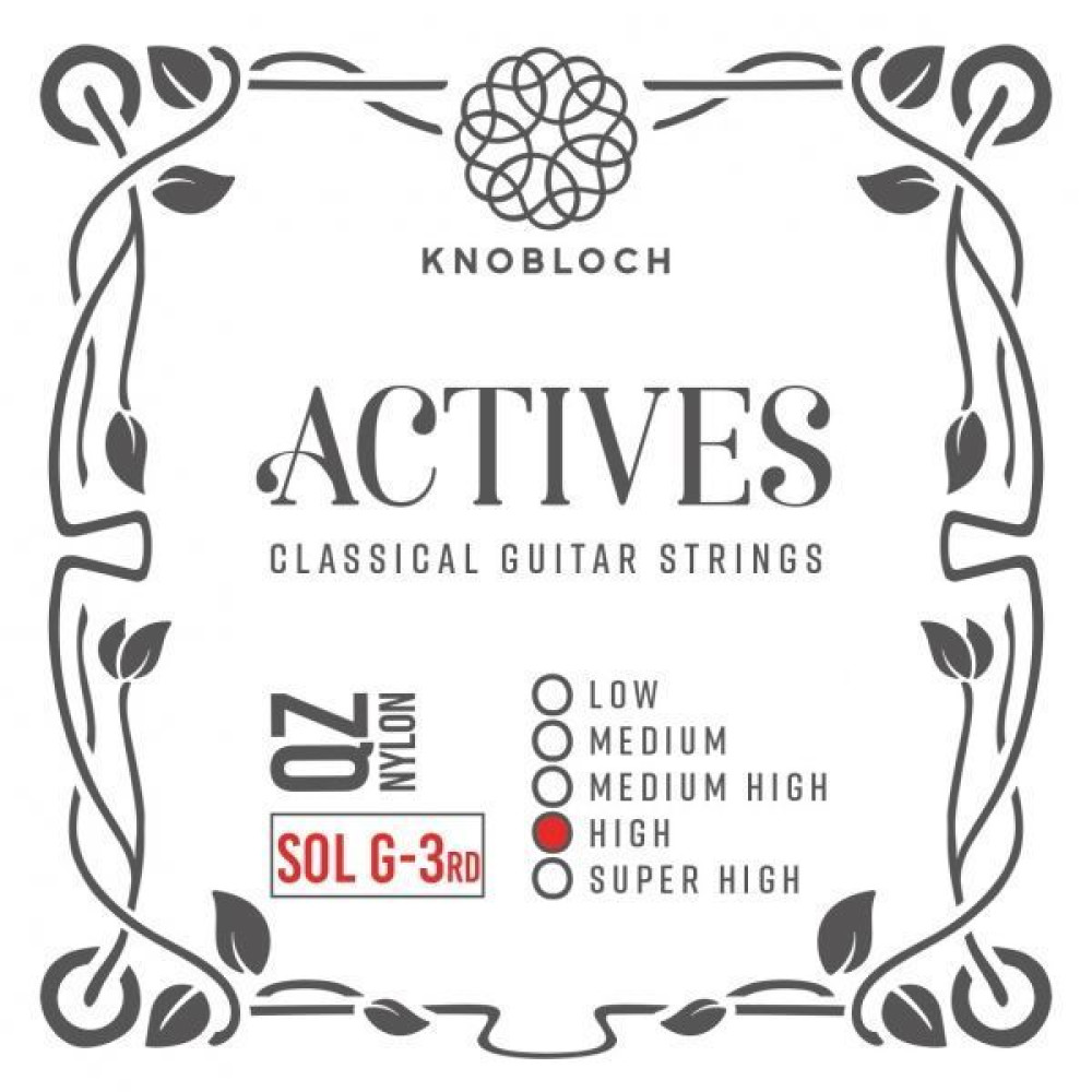 Cuerda 3ª Knobloch Clásica Actives QZ Nylon High Tension 503AQZ