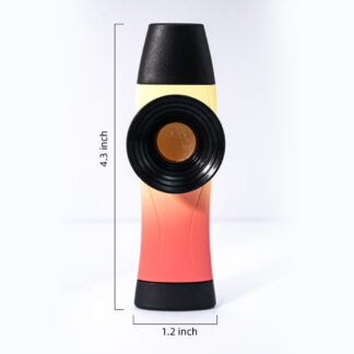 Kazoo Ripple Phono Kazoo plástico amarillo/rojo