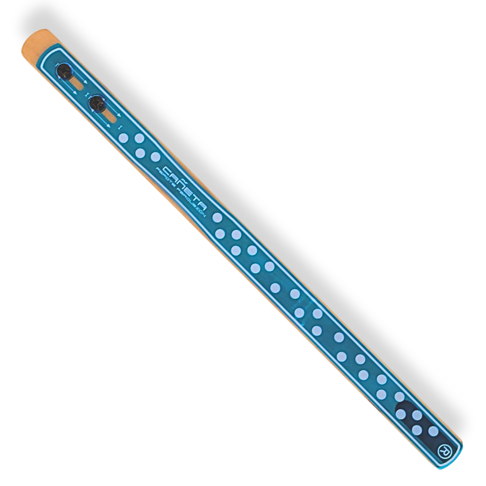Cañeta Pepote Azul Turquesa Lunares Blancos