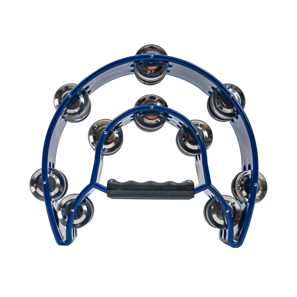 Pandereta Media Luna Doble Tucker TAM-20BL Azul