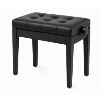 Banqueta Piano TCM 15-BKM Capitone Lacada Negro Mate