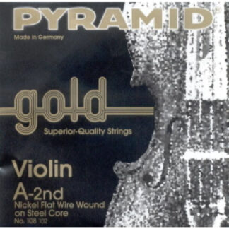 Cuerda 2ª Pyramid Gold Violín 4/4 108102