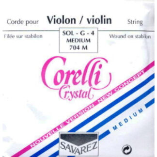 Cuerda 4ª Violín Corelli Crystal 704-M