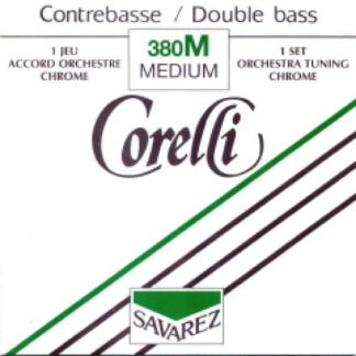 Juego Contrabajo Corelli 380-M Níquel