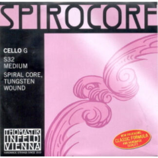 Cuerda 3ª Cello Thomastik Spirocore Wolframio S-32ST Fuerte