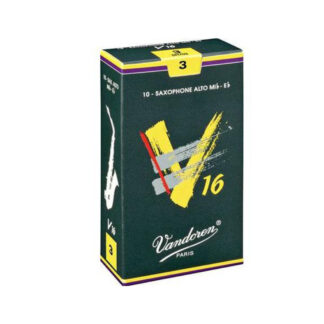 Caja 5 Cañas Saxo Tenor Vandoren V-16 3 caja verde oscuro