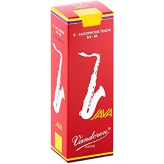 Caja 5 Cañas Saxo Tenor Vandoren Java 2 caja roja