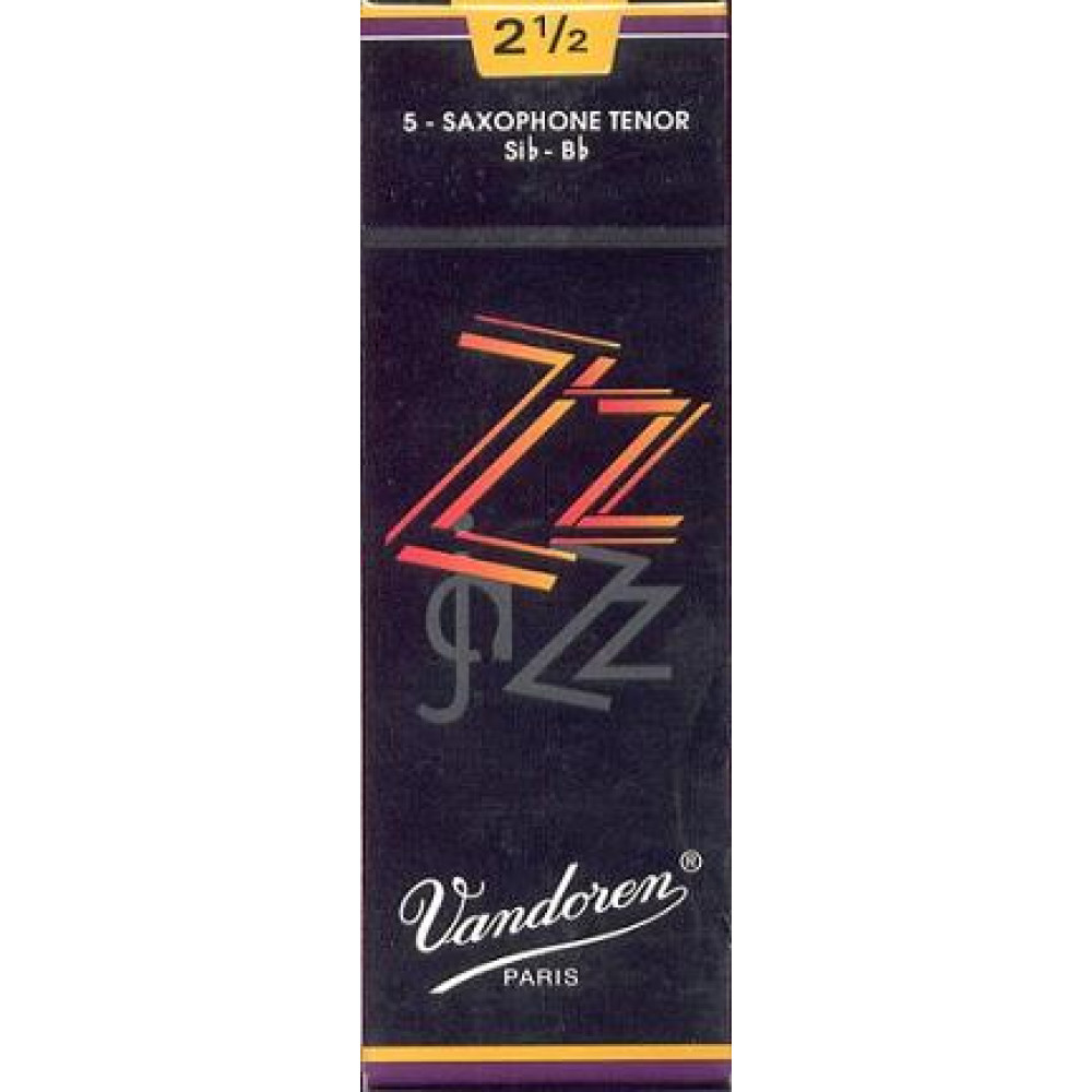 Caja 5 Cañas Saxo Tenor Vandoren ZZ 3½ caja negra
