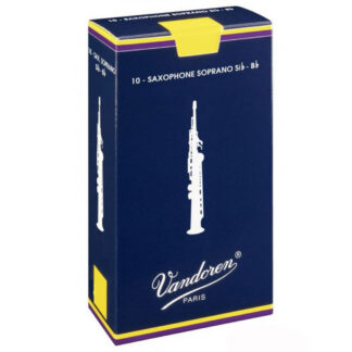 Caja 10 Cañas Saxo Soprano Vandoren Tradicional 1½ azul