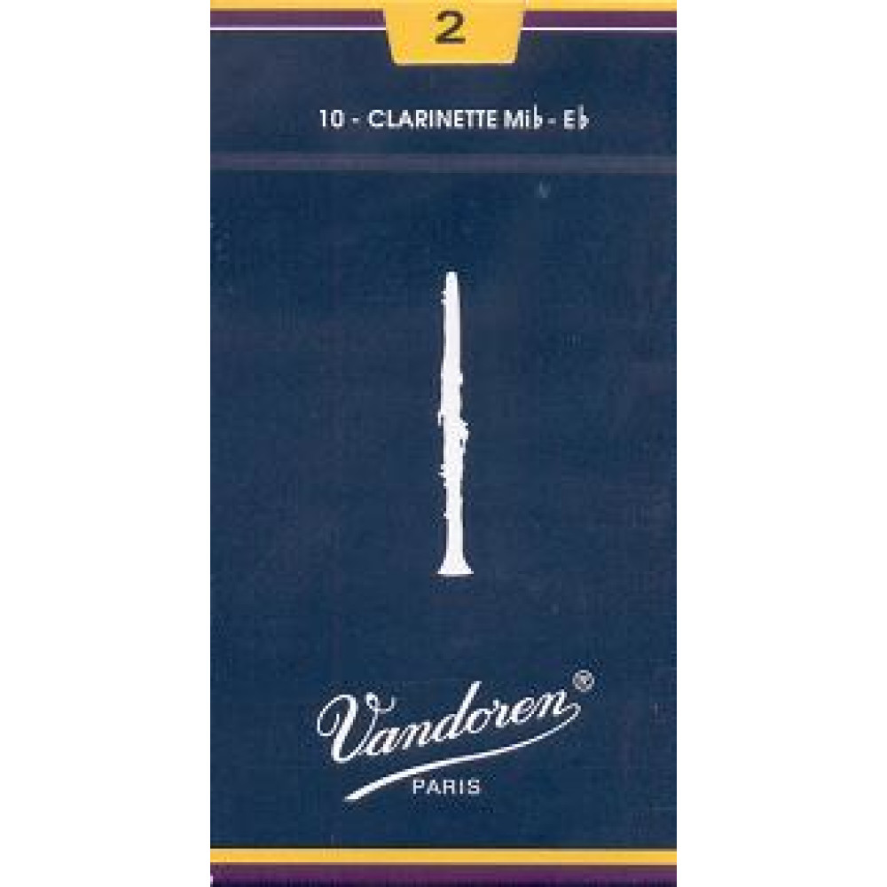 Caja 10 Cañas Requinto Vandoren Tradicional 2 caja azul