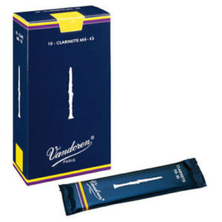Caja 10 Cañas Requinto Vandoren Tradicional 2½ caja azul