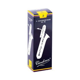 Caja 5 Cañas Saxo Barítono Vandoren Tradicional 3 azul