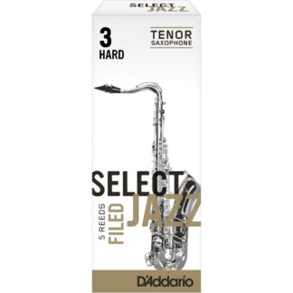Caja 5 Cañas Saxo Tenor Select Jazz by D'Addario 3 Dura Filed