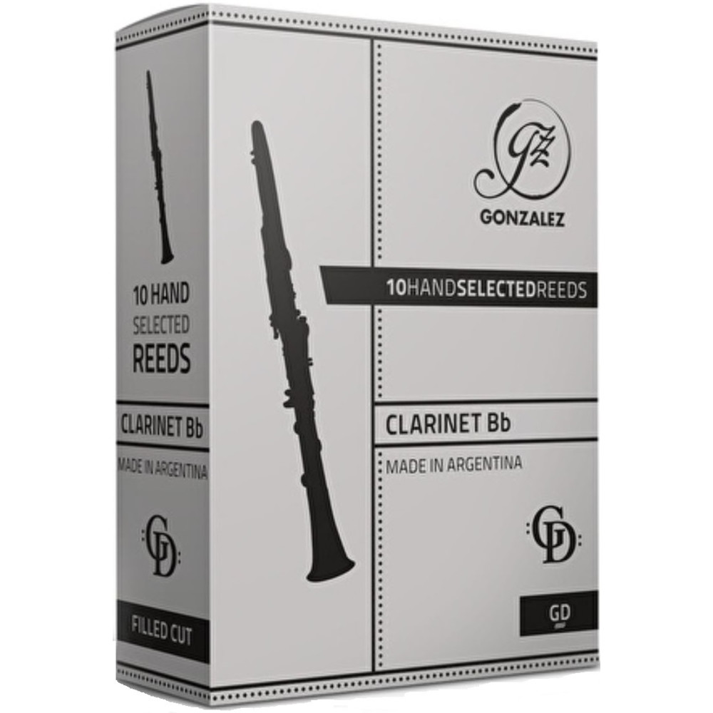 Caja 10 Cañas Clarinete Gonzalez GD 3