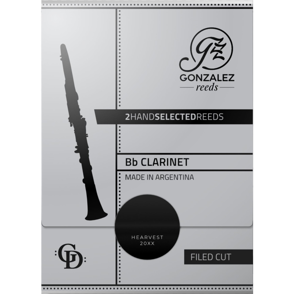 Caja 2 Cañas Clarinete Gonzalez GD Duo 2¼