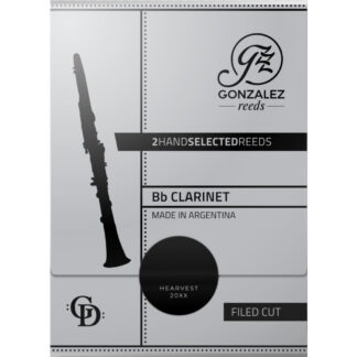 Caja 2 Cañas Clarinete Gonzalez GD Duo 2¾