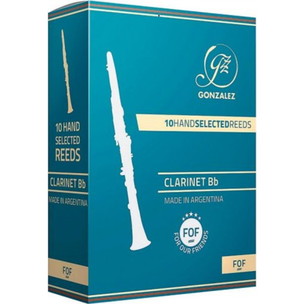Caja 10 Cañas Clarinete Gonzalez FOF 3¼
