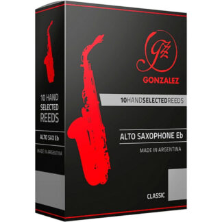 Caja 10 Cañas Saxo Alto Gonzalez Classic 3½