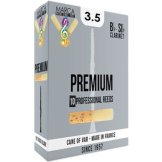 Caja 10 Cañas Clarinete Marca Premium 3½