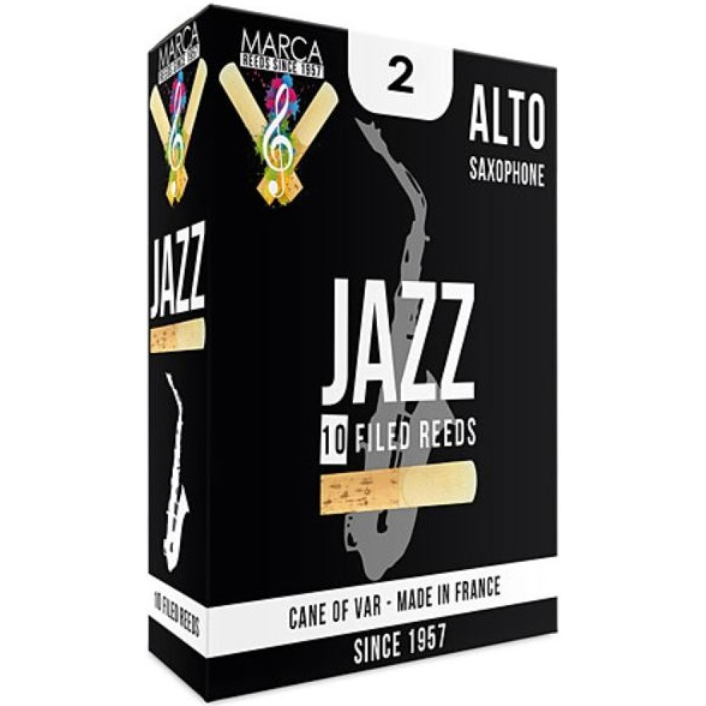 Caja 10 Cañas Saxo Alto Marca Jazz Filed 2