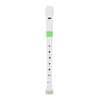 Flauta Nuvo Recorder Digitación Alemana N-310RDGRG Blanca/Verde