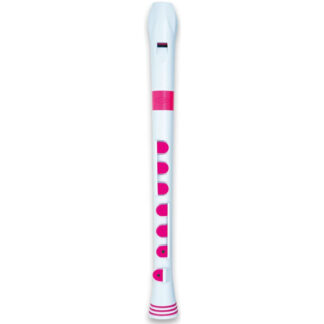 Flauta Nuvo Recorder+ Digitación Alemana N-320RDBWPKG Blanca/Rosa