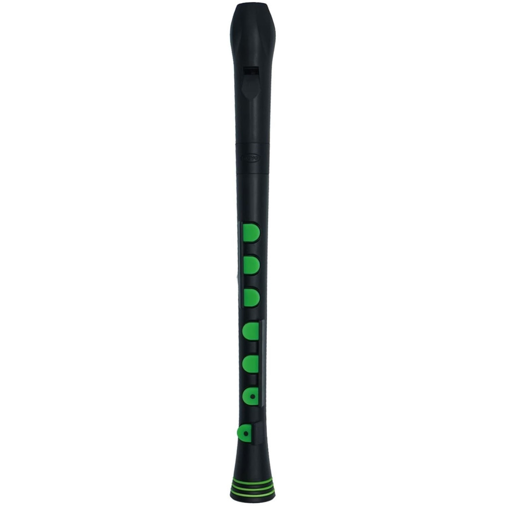 Flauta Nuvo Recorder+ Digitación Alemana N-320RDBBGRG Negra/Verde
