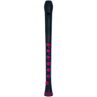 Flauta Nuvo Recorder+ Digitación Alemana N-320RDBBPKG Negra/Rosa