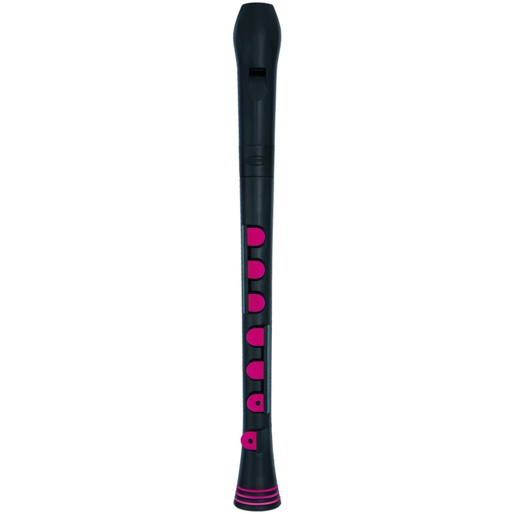 Flauta Nuvo Recorder+ Digitación Alemana N-320RDBBPKG Negra/Rosa